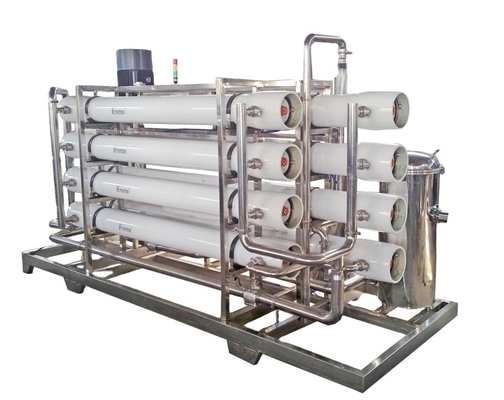 1250 kg ステンレススチール 304 大規模 5000L/H スキッドマウント RO水処理システム