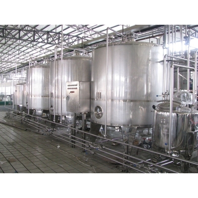 標準サイズとPLCのために設計された完全自動1000L/Hミルク乳製品生産プロジェクト
