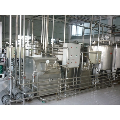 標準サイズとPLCのために設計された完全自動1000L/Hミルク乳製品生産プロジェクト