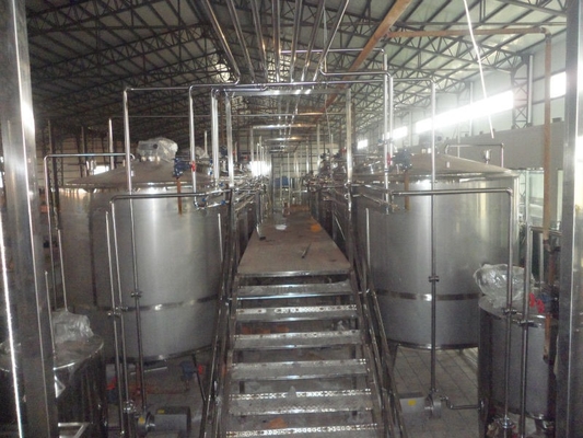 12000kg 牛乳乳製品加工工場の設備 部品とサービス後