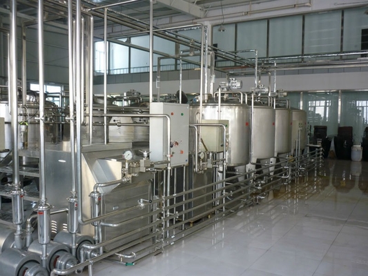 食品飲料生産ラインのための完全自動 1000L/H ギリシャヨーグルトボトル工場