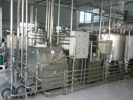 食品飲料生産ラインのための完全自動 1000L/H ギリシャヨーグルトボトル工場