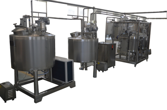 2000-60000kg 乳製品産業用 完全に自動化された混ぜたヨーグルト生産工場