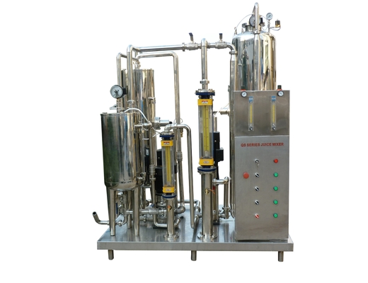 2000L/H 完全自動 3タンク 99.9% CO2 純度 炭酸飲料混合機