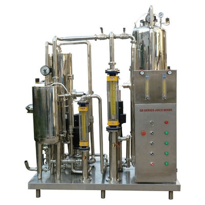 2000L/H 完全自動 3タンク 99.9% CO2 純度 炭酸飲料混合機