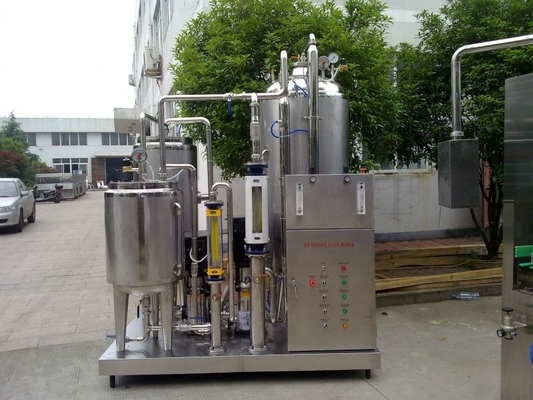 2000L/H 完全自動 3タンク 99.9% CO2 純度 炭酸飲料混合機