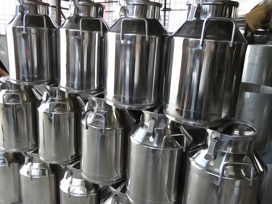ステンレス鋼製のミルク缶と サービス後の耐久性のあるビデオ技術サポート