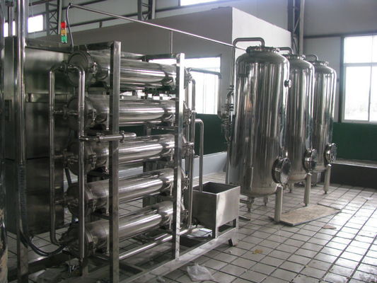 1250 kg ステンレススチール 304 大規模 5000L/H スキッドマウント RO水処理システム