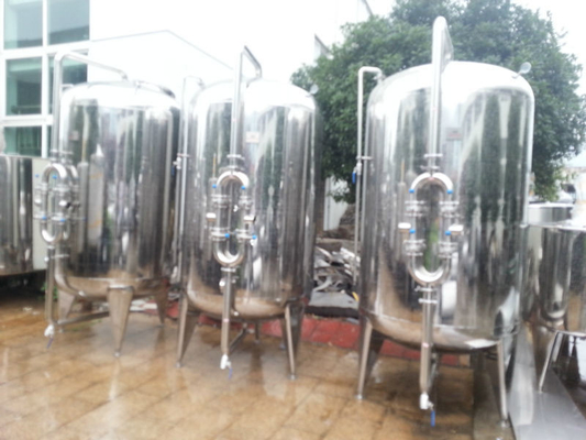 1250 kg ステンレススチール 304 大規模 5000L/H スキッドマウント RO水処理システム