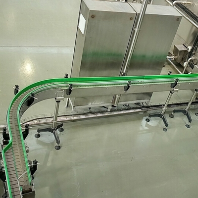 設計された果汁加工工場の水生産ラインのためのカスタマイズされたベルトコンベヤー