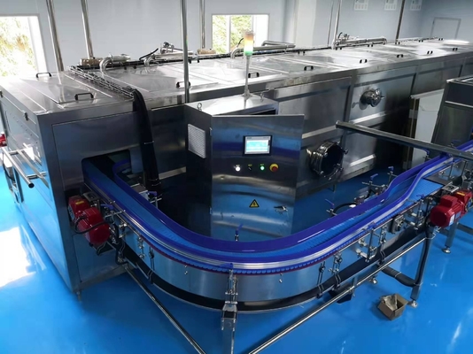設計された果汁加工工場の水生産ラインのためのカスタマイズされたベルトコンベヤー