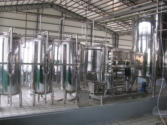 製造工場 生産のための完全自動 1000L/H 砂糖甘汁加工ライン