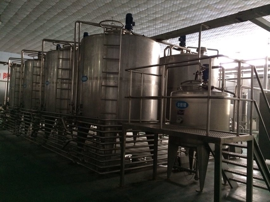 380V/440V 完全自動 2000L/H 乳製品生産ライン 設置サービス
