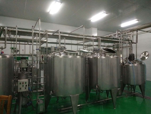 18000KG 食品飲料 UHT 消毒乳生産ライン アセプティックパッケージ 2000L/H