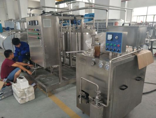 8000KG 標準サイズ 小規模 300L 工業用アイスクリーム加工機械