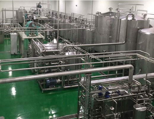 自動級 自動 6000b/h アナナースジュース製造工場 8500 KG 容量