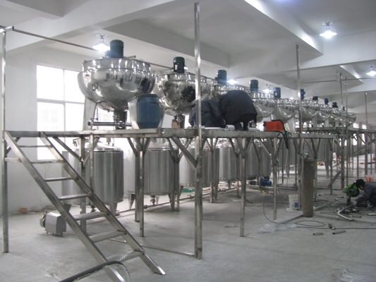オーダーメイド 3000L/H ブルーベリー飲料 フルーツピュレ フルーツジャム生産ライン