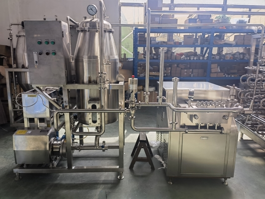 220v/380v フルオートマティック 6000 pcs/hr アイスクリームバー加工工場 9500 KG