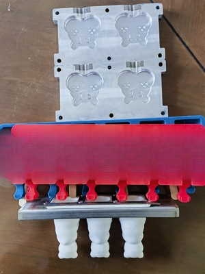 220v/380v フルオートマティック 6000 pcs/hr アイスクリームバー加工工場 9500 KG