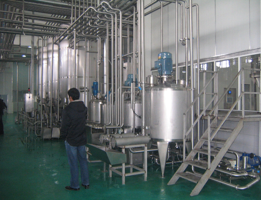 2000-60000kg 食品飲料機能のための1000L乳製品加工装置
