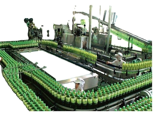 電気駆動フルオートマティック 6000B/H 薬草茶飲料生産ライン ボトルパッケージ