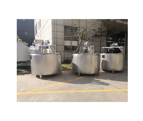 加工ライン 500L 450KG容量の円形チーズVAT