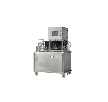 20 LPH UHTヨーグルトラボステリライゼーションライン 50 C に冷却し,調整可能な流量率