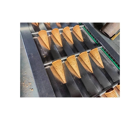 150kg/h 容量 ワッフルコーンベーキングマシン 専用電圧と性能