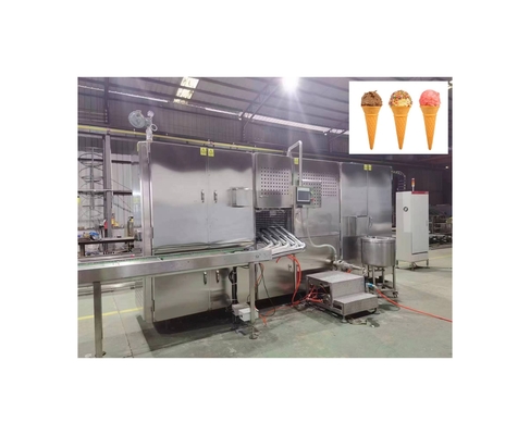150kg/h 容量 ワッフルコーンベーキングマシン 専用電圧と性能