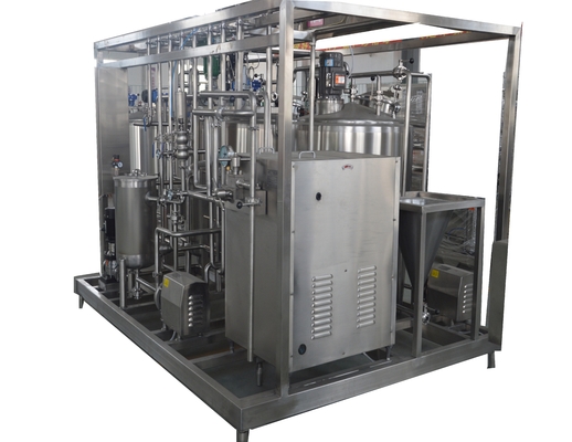 8000KG 容量 50L-300L 小規模生産のためのソーベットアイスクリーム加工ライン