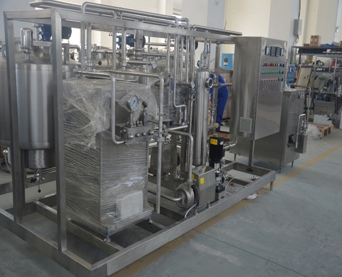 8000KG 容量 50L-300L 小規模生産のためのソーベットアイスクリーム加工ライン