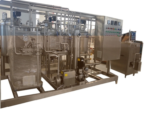 380V/440V電圧 小規模 50-300L/H 農業用ゼラトアイスクリーム生産ライン