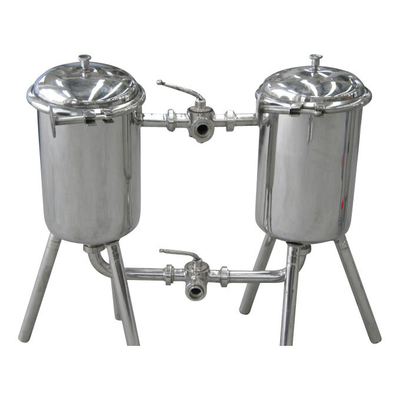 食品衛生 3000L/H ミルク・デュプレックスフィルター テクノロジーとSS304素材