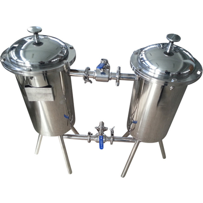 食品衛生 3000L/H ミルク・デュプレックスフィルター テクノロジーとSS304素材
