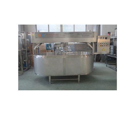 500KG 容量 食品衛生 チーズ製造 チーズ加工工場のVATとパフォーマンス