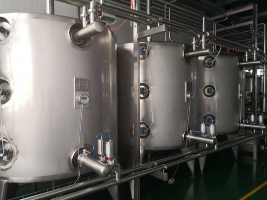 ステンレス鋼304/316LICED 茶の熱い詰め機械 茶の飲み物加工ライン