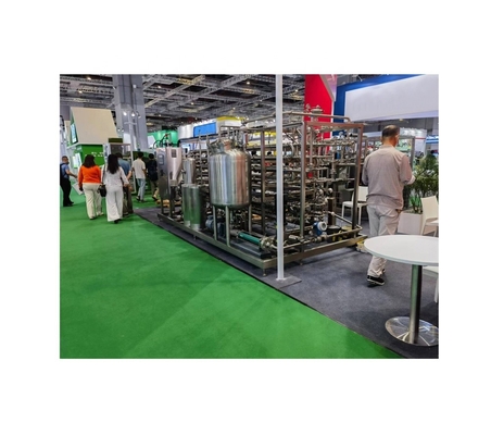 7.5 Kw 新鮮なマンゴーパルプとトマトピュレの生産のための粘着性のある製品消毒剤