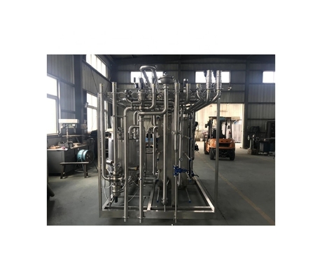 7.5 Kw UHT ジュースステリライザー PLC付きチューブル式ステリライザー
