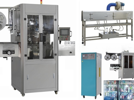 プラスチックミネラル化水瓶蒸気収縮スリーブラベル付け機 9000BPH速度