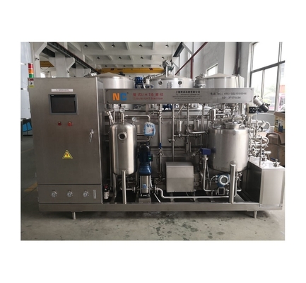 7.5 kW UHT 3頭の馬乳と茶飲料の加工のための管式消毒機