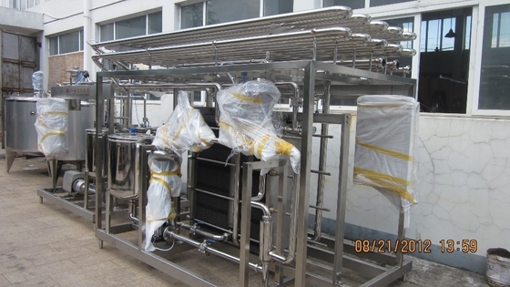 1000L/H 農場加工ステリライザー 牛乳パスタライザー 牛乳パスタライゼーションマシン