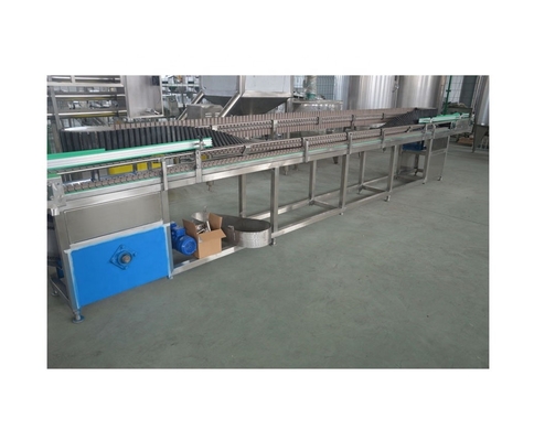 7.5 Kw の電源とベルト速度 4-20m/min の PET プラスチックボトル 逆流ステリライザー