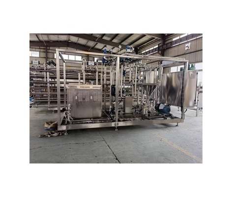 製造工場 フルオートマティック 2000kg/h フルーツパルスチューブインチューブ UHT ステリライザーマシン