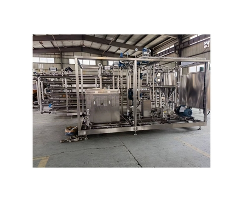 製造工場 フルオートマティック 2000kg/h フルーツパルスチューブインチューブ UHT ステリライザーマシン