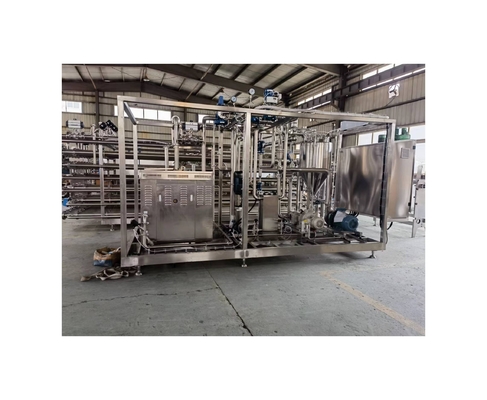 製造工場 フルオートマティック 2000kg/h フルーツパルスチューブインチューブ UHT ステリライザーマシン