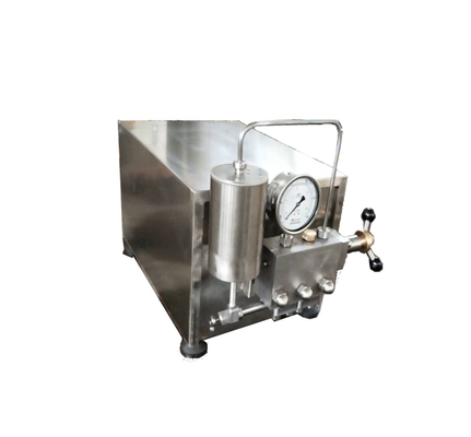 パーソナライズされた容量100L/H 高圧ラボホモゲナイザー