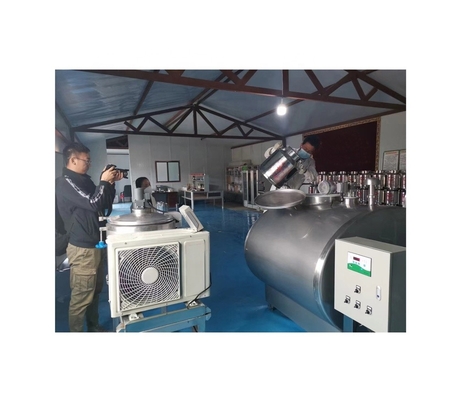 50Lの新鮮ミルク冷却機 内部表面処理付きのミルク冷却タンク