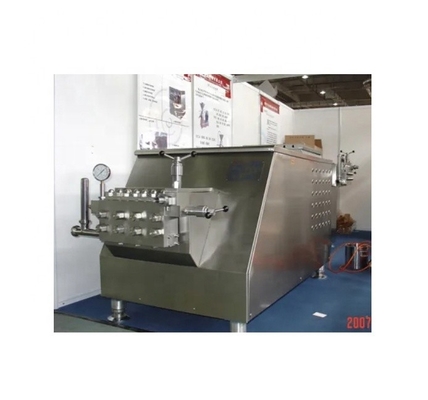 ヨーグルト生産ラインのための4000L/H 40mpaミルク高圧ホモゲナイザー