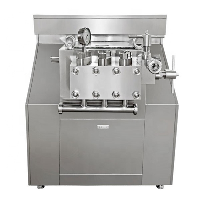 食品飲料 1500L/H 牛乳加工ラインのための3ピストン型ホモゲナイザー