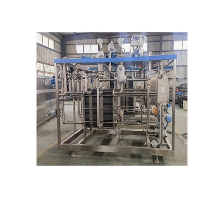 8000KG 容量 プレートタイプ Uht 牛乳処理ラインのための牛乳不妊機 35KW 電力